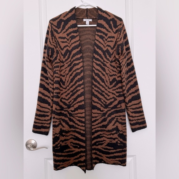 Animal Print Nine West open Cardigan - Picture 1 of 3